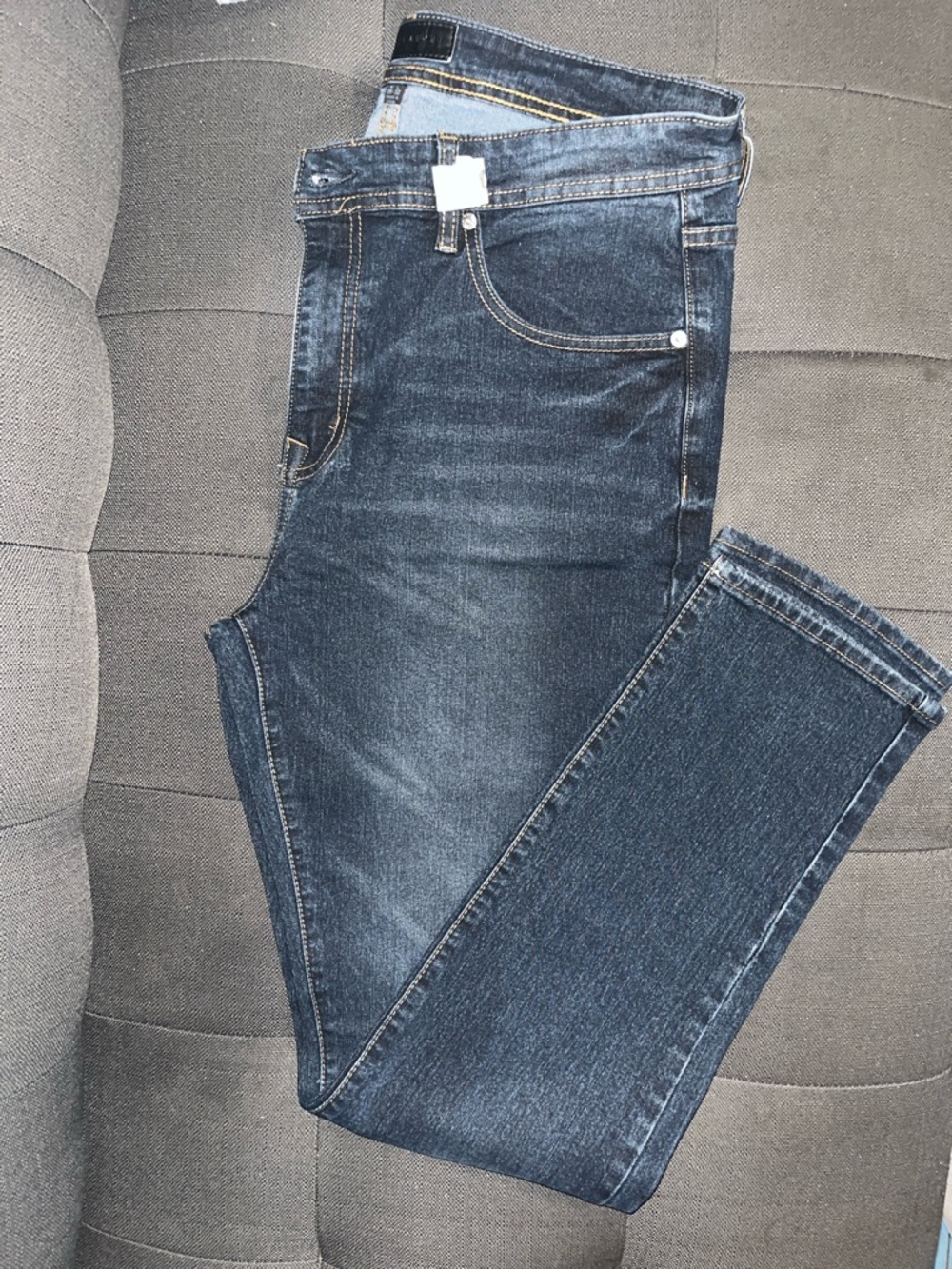 Dark Indigo Straight Leg Jeans